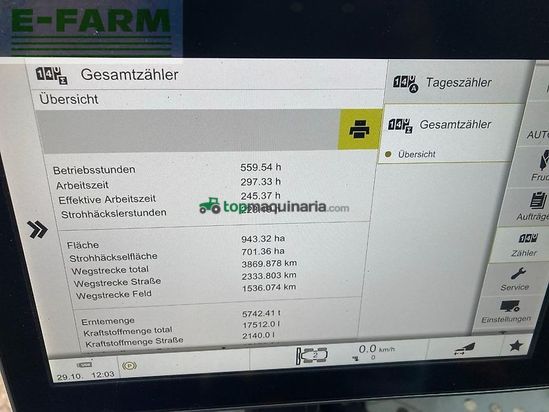 Cosechadora de Cereal - Claas - lexion 7500 - v930 vario