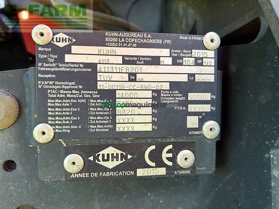 Remolqu esparcidor - Kuhn - spv 10 power