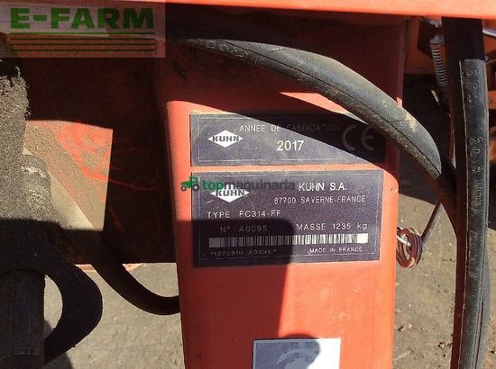 Cortacésped manual - Kuhn - fc 314-ff