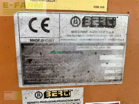 Grada rotativa - Berti - polaris 280