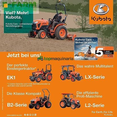 Tractor agrícola - Kubota - ek1-261 incl frontlader