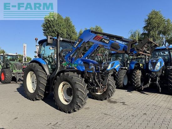 Tractor agrícola - New Holland - t6.140 + mx t412