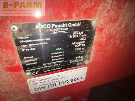 Henificador - Fella - th 901 trans