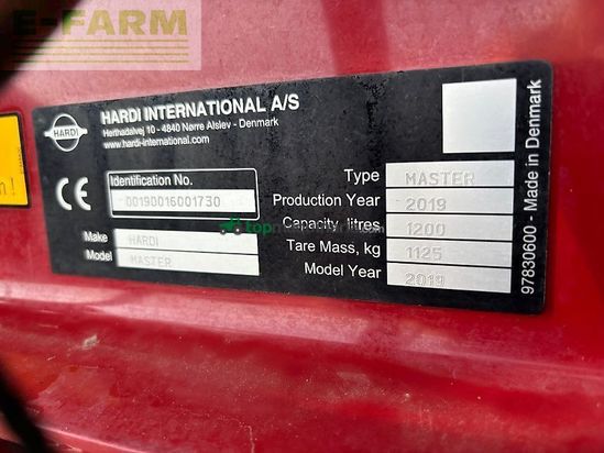 Atomizador - Hardi - master 1200