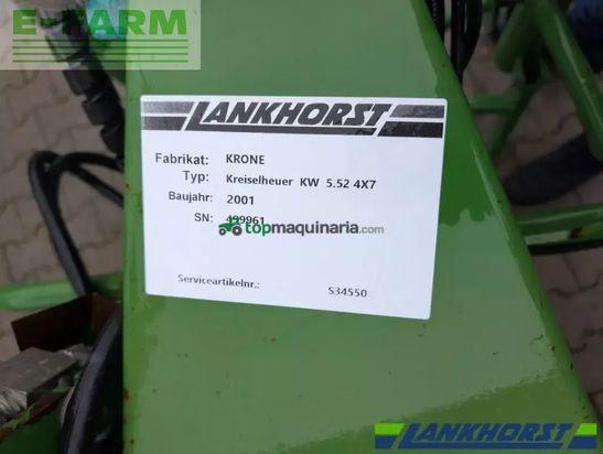 Henificador - Krone - kw 5.52 4x7