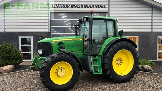 Tractor agrícola - John Deere - 6534 premium med frontlift og frontpto