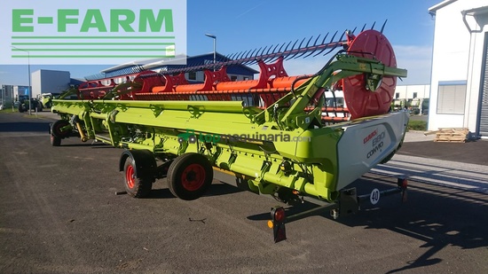 Cabezal - Claas - convio flex 1380 + transportwagen 4-rad gelenkt