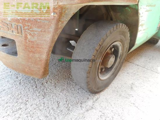 Elevadora - Mitsubishi - fd 25 n triplex 6,4m + ss + zwillingsreifen