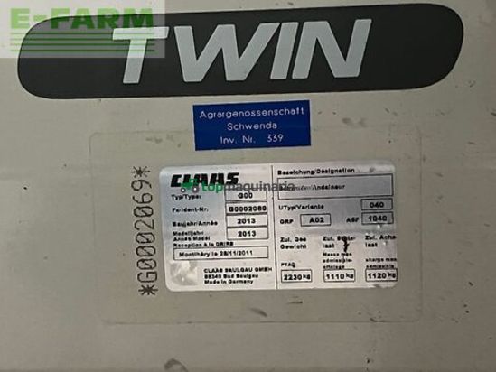 Henificador - Claas - liner 1650 twin