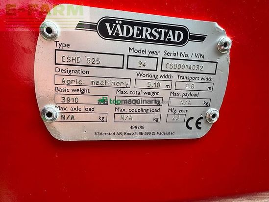 Cultivador - Väderstad - cultus cs hd 525