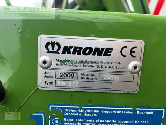 Henificador - Krone - kw6.72