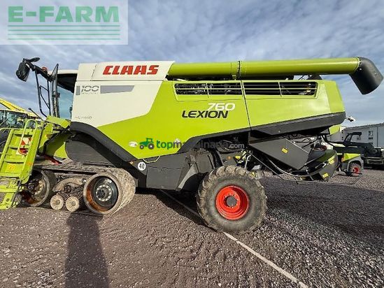 Cosechadora de Cereal - Claas - lexion 760 terra trac