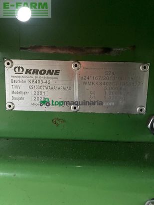 Henificador - Krone - swadro tc 1370