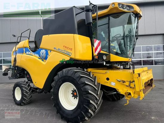 Cosechadora de Cereal - New Holland - cx 6080 elevation -4wd-