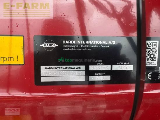 Atomizador - Hardi - master 1200 l