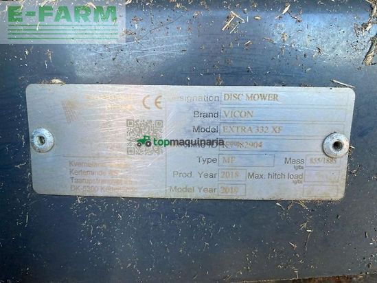 Cortacésped manual - Vicon - extra 332 xf