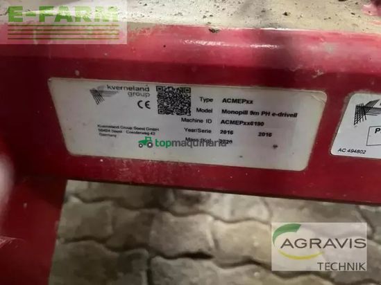 Sembradora monograno mecanica - Kverneland - monopill