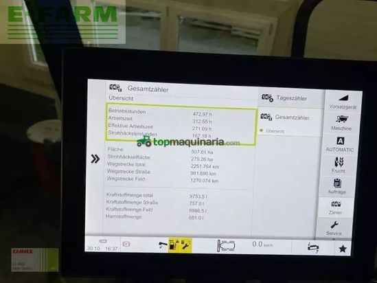 Cosechadora de Cereal - Claas - trion 520 mit vario 560