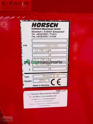 Sembradora - Horsch - pronto 6 as