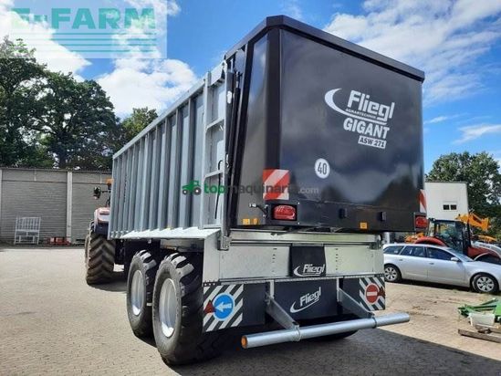 Remolqu agrícola - Fliegl - asw 271 c fox lenkachse 26,5 35m³