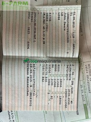 Tractor agrícola - John Deere - 8370r e23 *motor bei 6500bh neu*