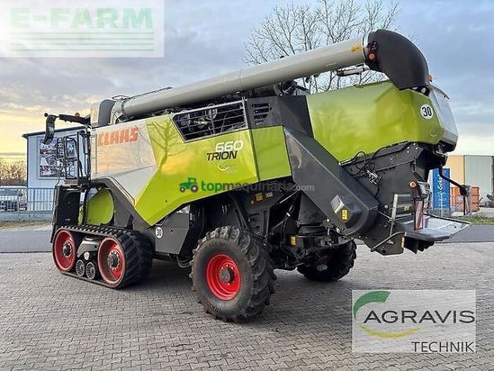 Cosechadora de Cereal - Claas - trion 660 terra trac allrad