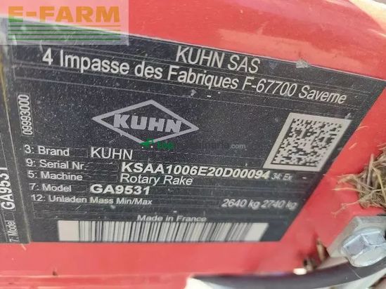 Rastrillo - Kuhn - ga9531