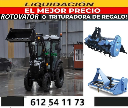 TRACTOR AGRÍCOLA NUEVO 50CV 4WD 4CIL CON O SIN CABINA