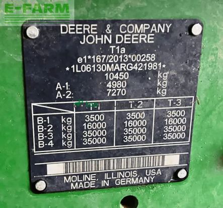 Tractor agrícola - John Deere - 6130m