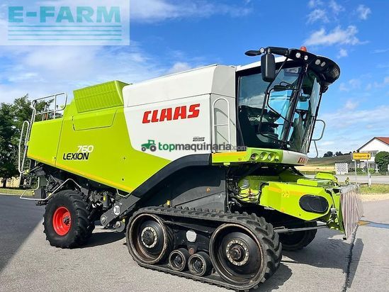 Cosechadora de Cereal - Claas - lexion 760tt, 30 km/h, sw v900 2x laser
