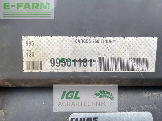 Cinta transportadora de forraje - Claas - carcos 760