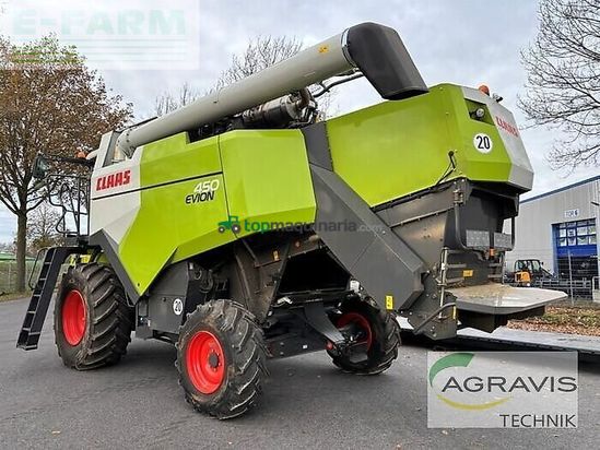 Cosechadora de Cereal - Claas - evion 450 maxi + sw v500