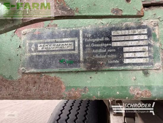 Remolqu agrícola -  - ackermann-frühauf 22t plattformwagen