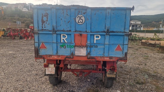 Remolqu agrícola - 2 ejes tipo galera