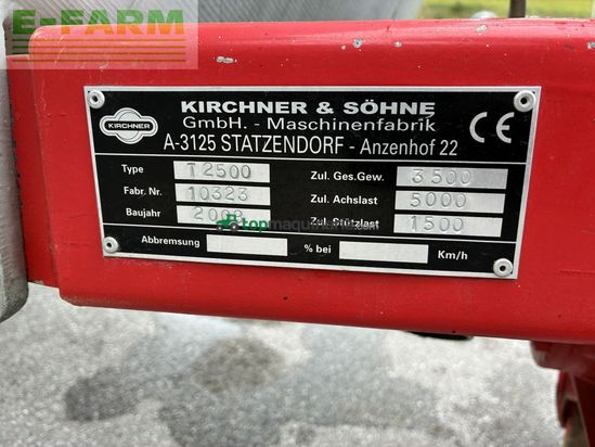 Cisterna - Kirchner - güllefass t 2500