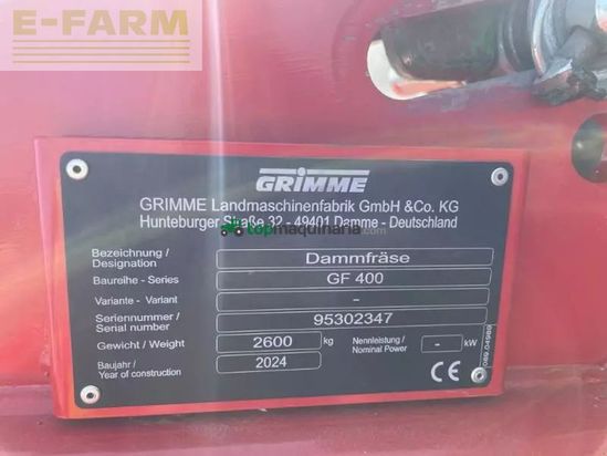 Grada rotativa - Grimme - gf400