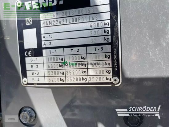 Tractor agrícola - Fendt - 209 f vario gen3 power