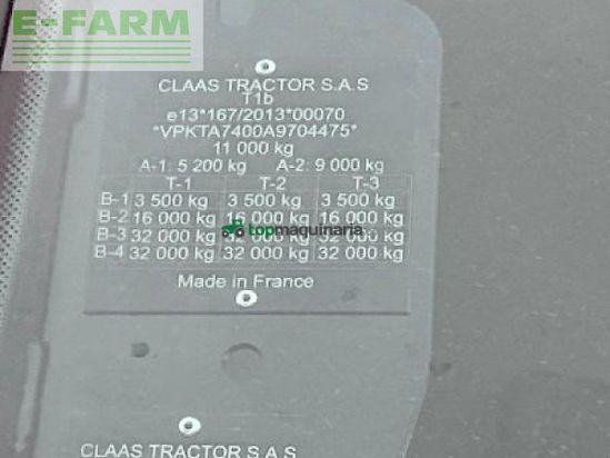 Tractor agrícola - Claas - traktor arion 630 cm cebis CEBIS