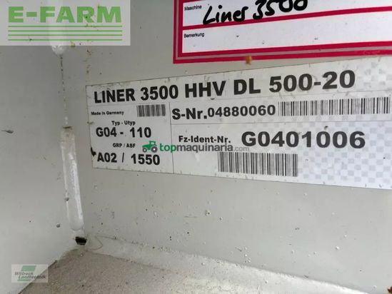 Rastrillo - Claas - liner 3500