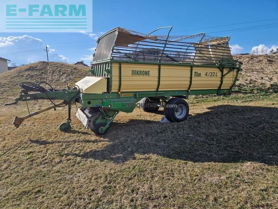 Cinta transportadora de forraje - Krone - titan 4/32 l