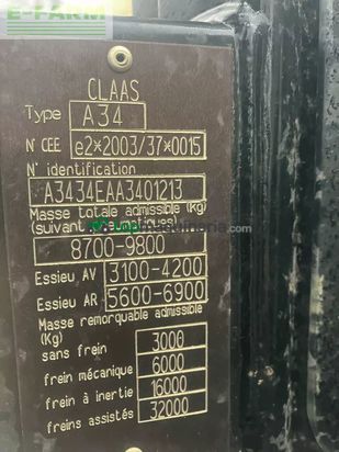 Tractor agrícola - Claas - arion 520 cis t4i