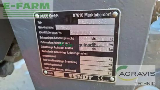 Tractor agrícola - Fendt - 828 vario s4