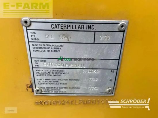 Minicargadora - Caterpillar - 924 k high lift