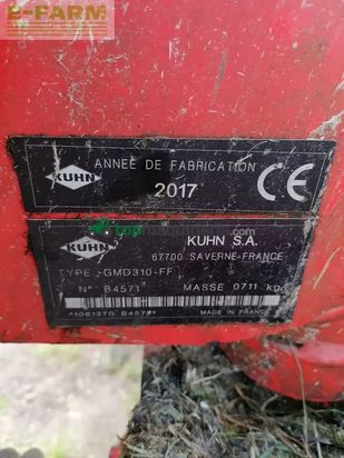 Cortacésped manual - Kuhn - gmd 310 ff
