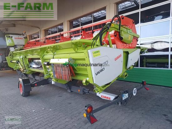 Cosechadora de Cereal - Claas - trion 750 montana + v 770 laserpilot
