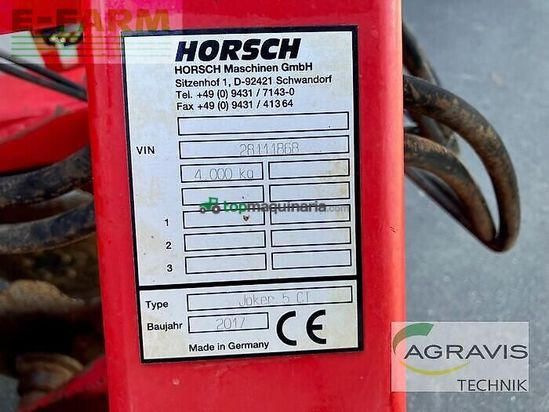 Grada de disco - Horsch - joker 5 ct