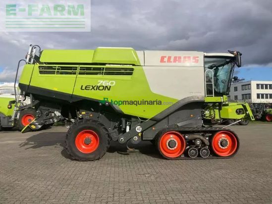 Cosechadora de Cereal - Claas - lexion 760 terra trac