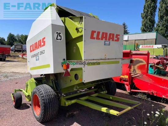 Empacadora gigant - Claas - presse à balles rondes variant260 claas