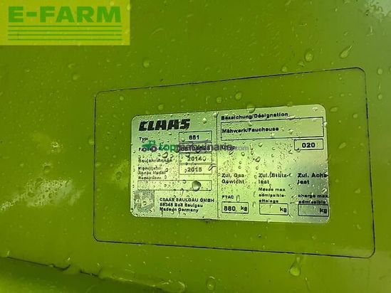 Cortacésped manual - Claas - disco 3050 fc plus