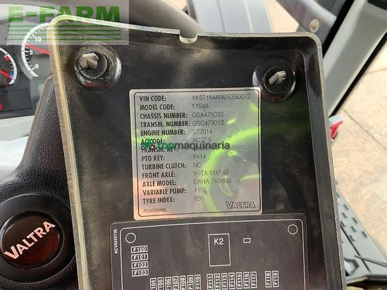 Tractor agrícola - Valtra - t154 active tractor (st25061) Active